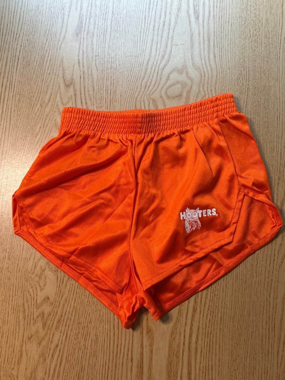 B86 New women’s Hooters girl Vintage uniform Cheeky shorts🤩Xxs Waist 9 3/4-12”